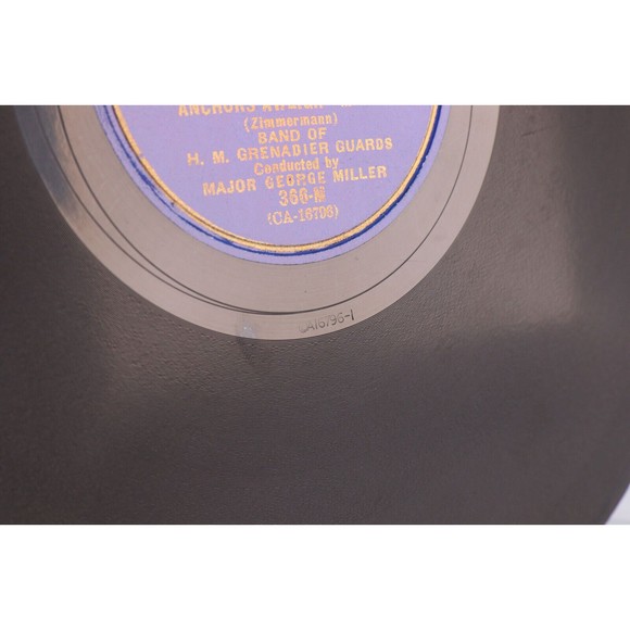 H.M. Grenadier Guards - Anchors Aweigh/Liberty Bell 1939 10" 78rpm Record 366-M - Picture 6 of 16
